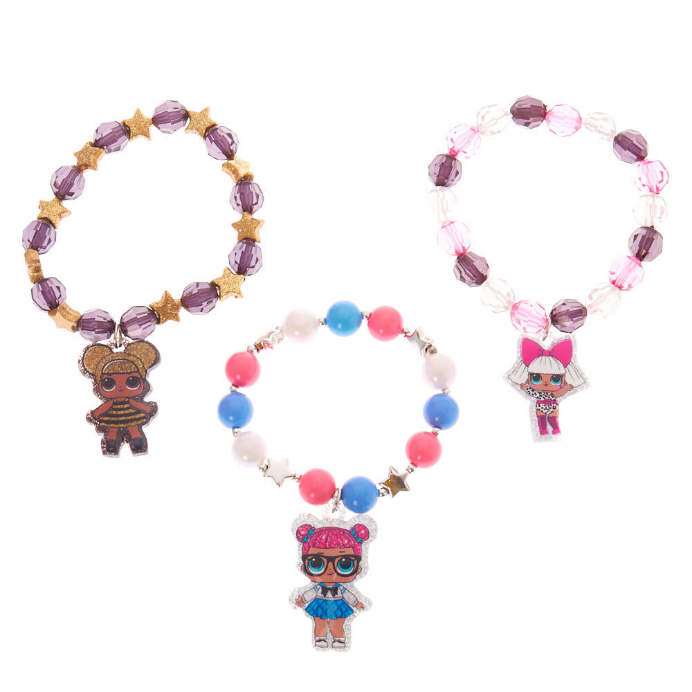 L.O.L. Surprise!™ Beaded Stretch Bracelets – 3 Pack,