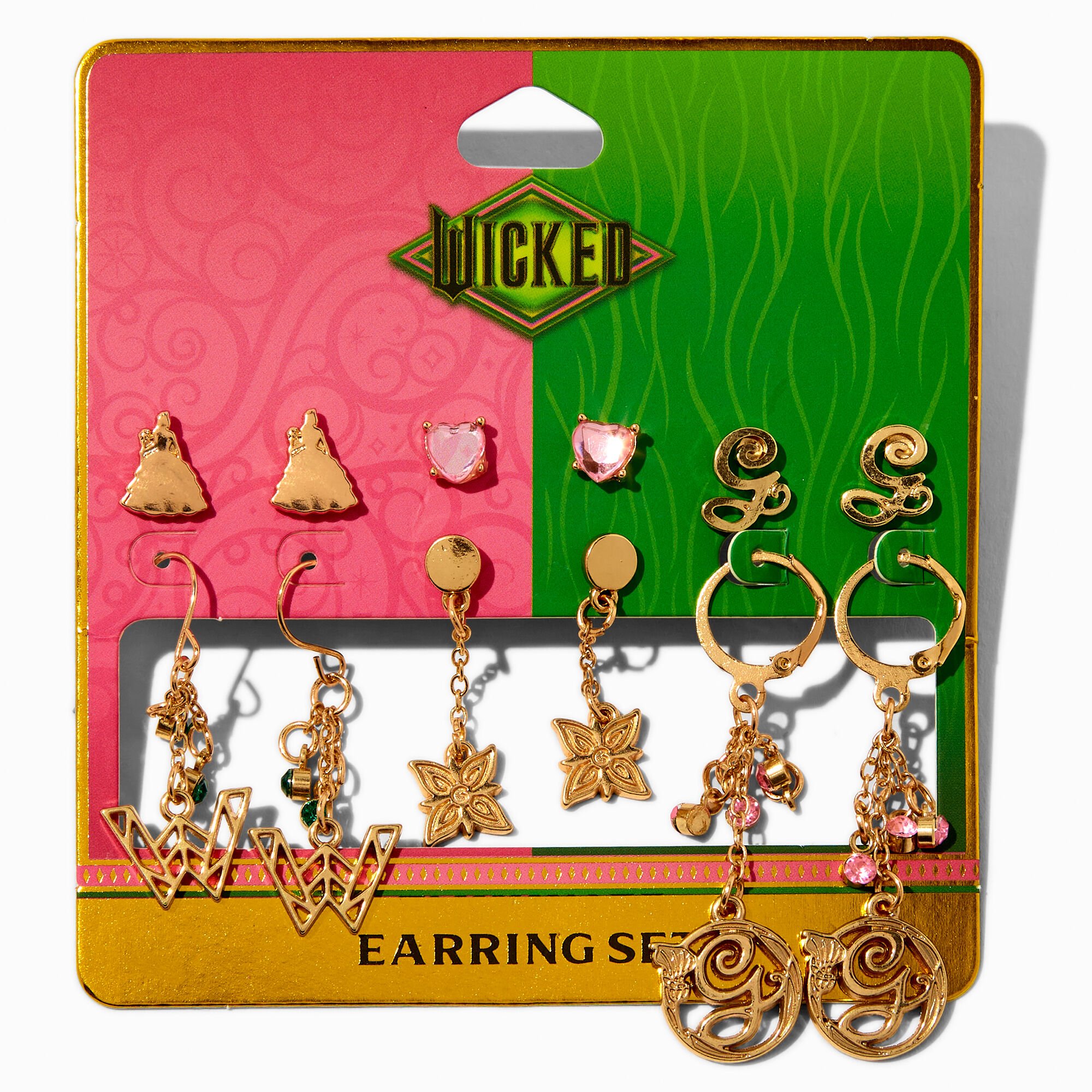 Wicked™ Claire's Exclusive Stud & Drop Earring Set - 6 Pack,