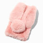 Furry Pink Bunny Protective Phone Case - Fits iPhone&reg; 12 Pro Max,