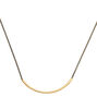Gold Bar Pendant Necklace,