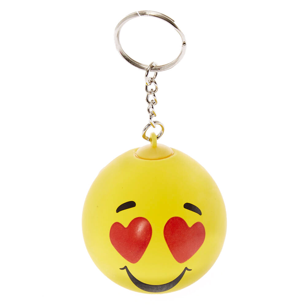 Smiley ball keychain deals