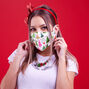 Masques en coton sapins de No&euml;l - Adulte,