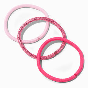 Pink Luxe Hair Ties - 12 Pack,