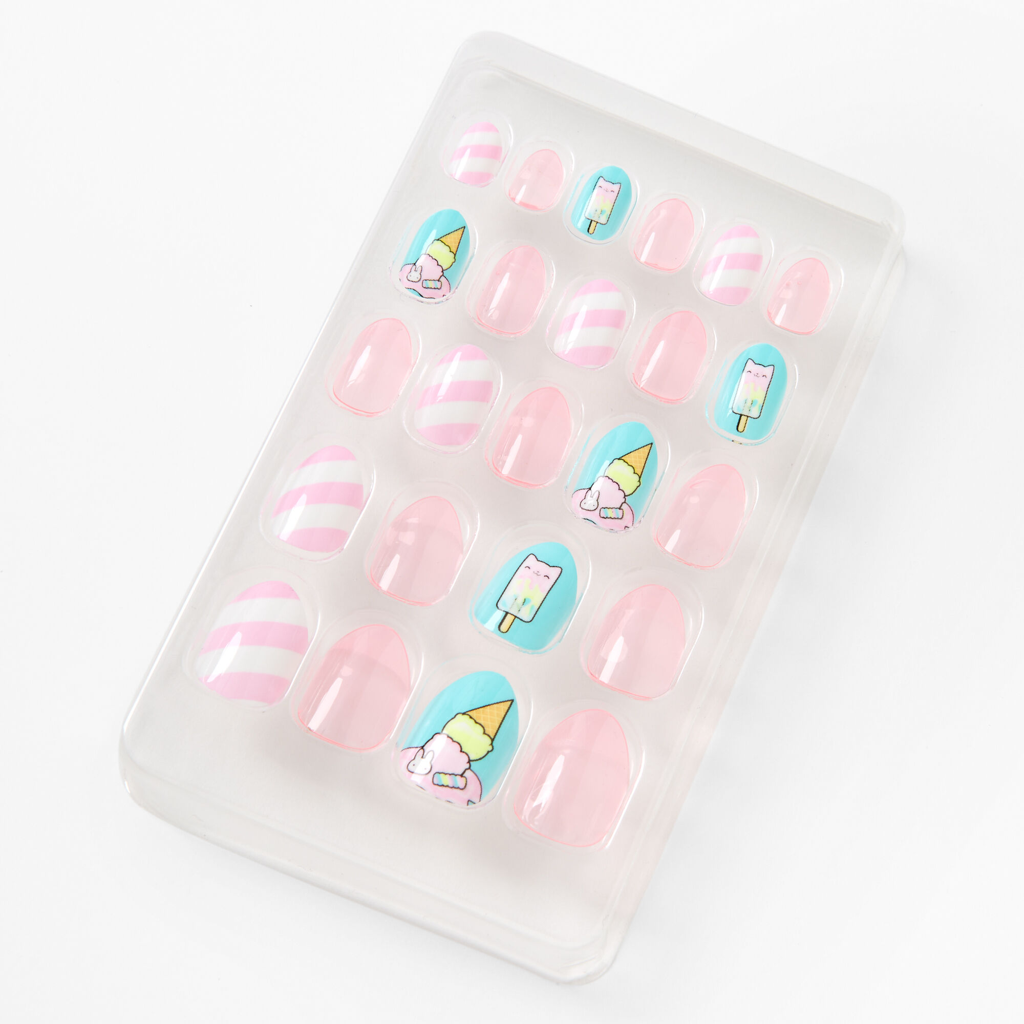 Dippin' Sweets Stiletto Press On Vegan Faux Nail Set (24 pack),