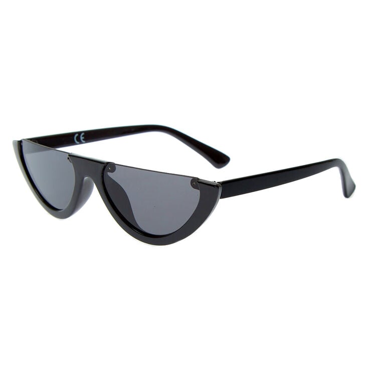 Claire's Lunettes de soleil sans monture - Noir