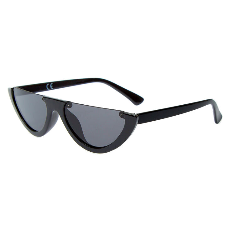 Claire's Lunettes de soleil sans monture - Noir