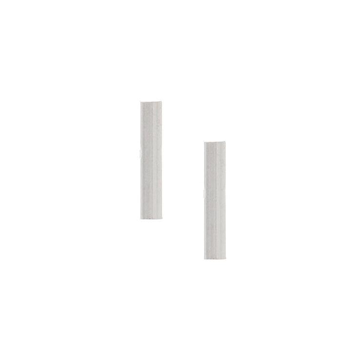 Claire's Clous d'oreille en argent barre métallique