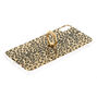 Gold Glitter Leopard with Ring Holder Phone Case - Fits iPhone XS Max,