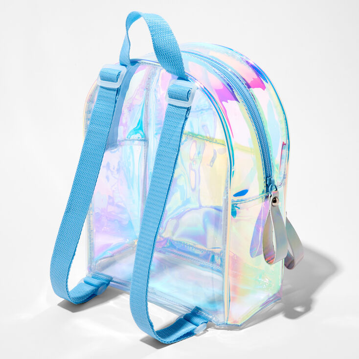 Holographic Initial Mini Backpack - E,