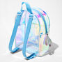 Holographic Initial Mini Backpack - E,