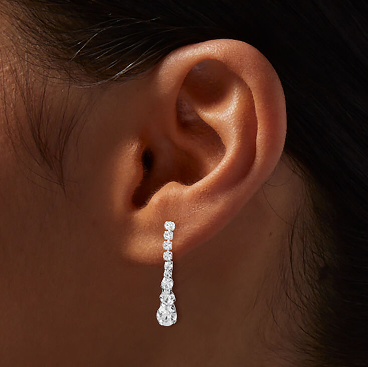 Silver-tone Delicate Teardrop Y-Neck Jewelry Set - 3 Pack,