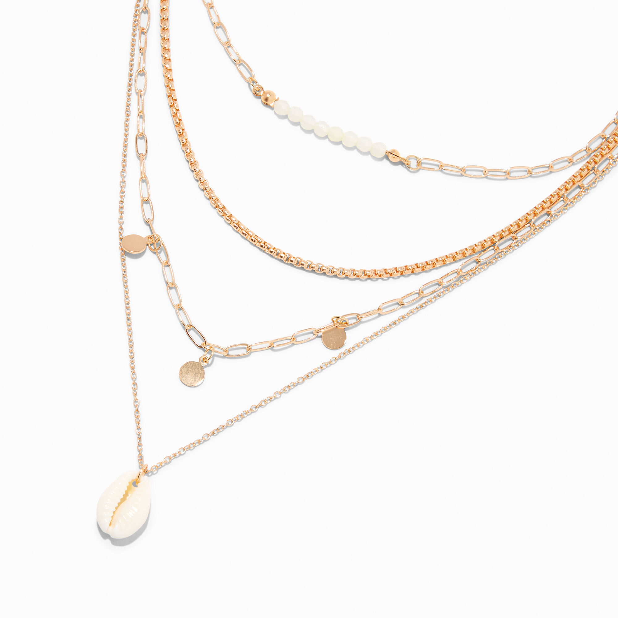 Seashell necklace clearance claire's