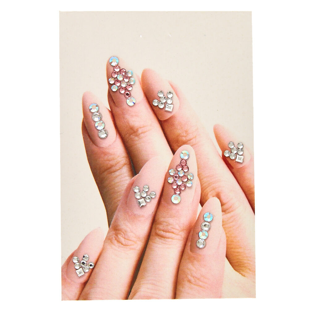 fall nails with gems fall nails with gems