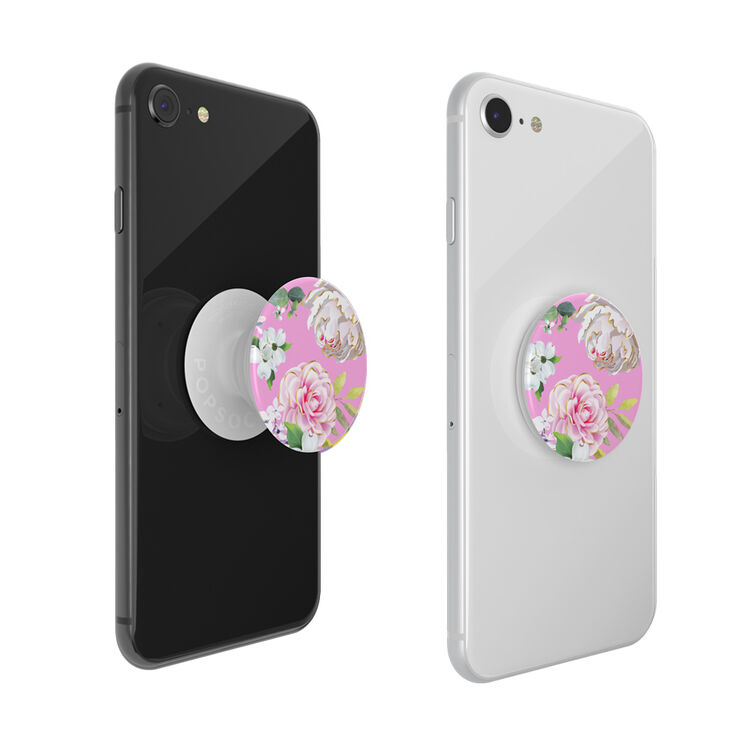 PopSocket PopGrip motif floral rose,