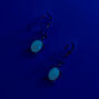 Glow in the Dark Ombr&eacute; Turtle Hoop Earrings,