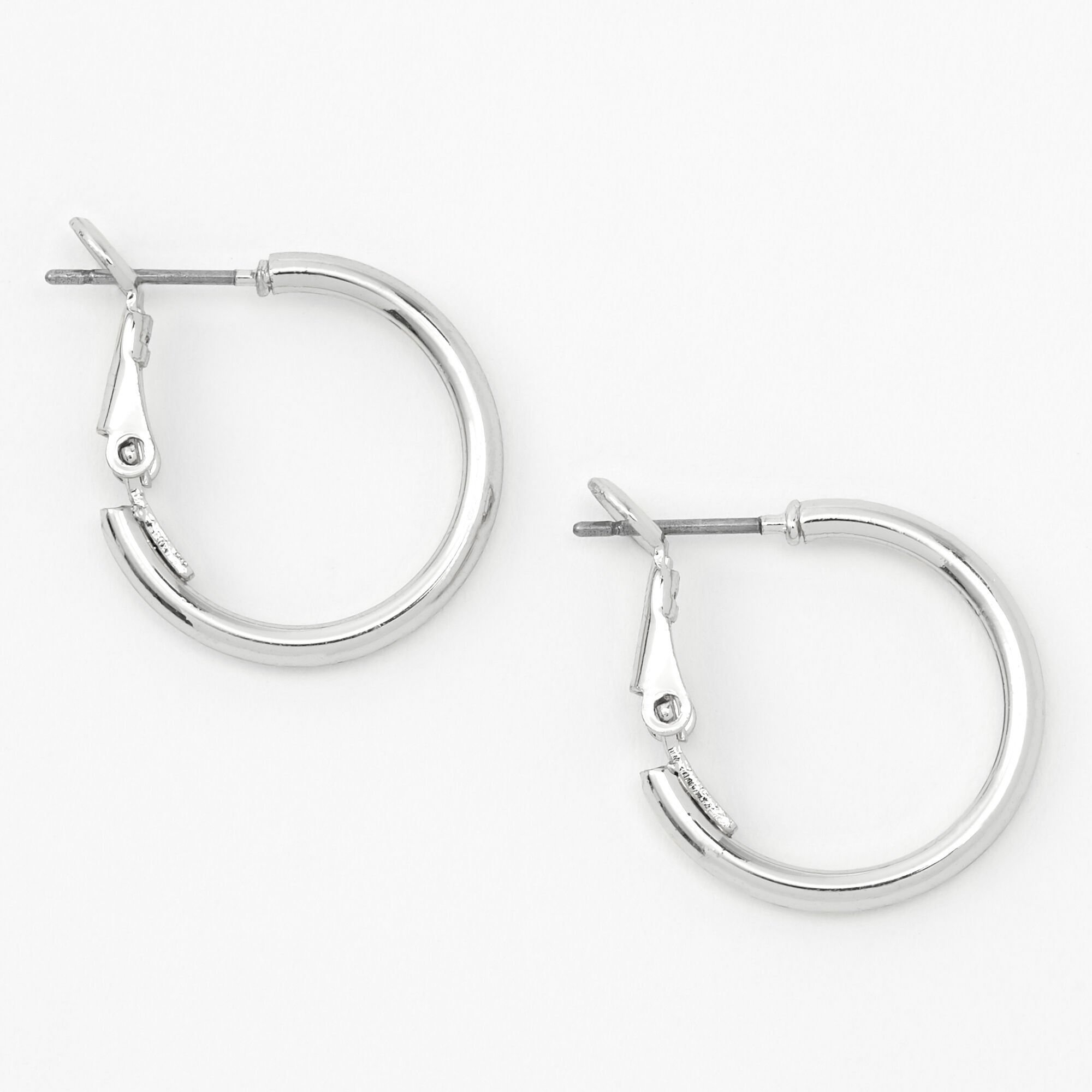 Silver-tone 20mm Hoop Earrings,