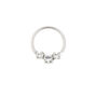 Sterling Silver 20G Crystal Cartilage Hoop Earring,