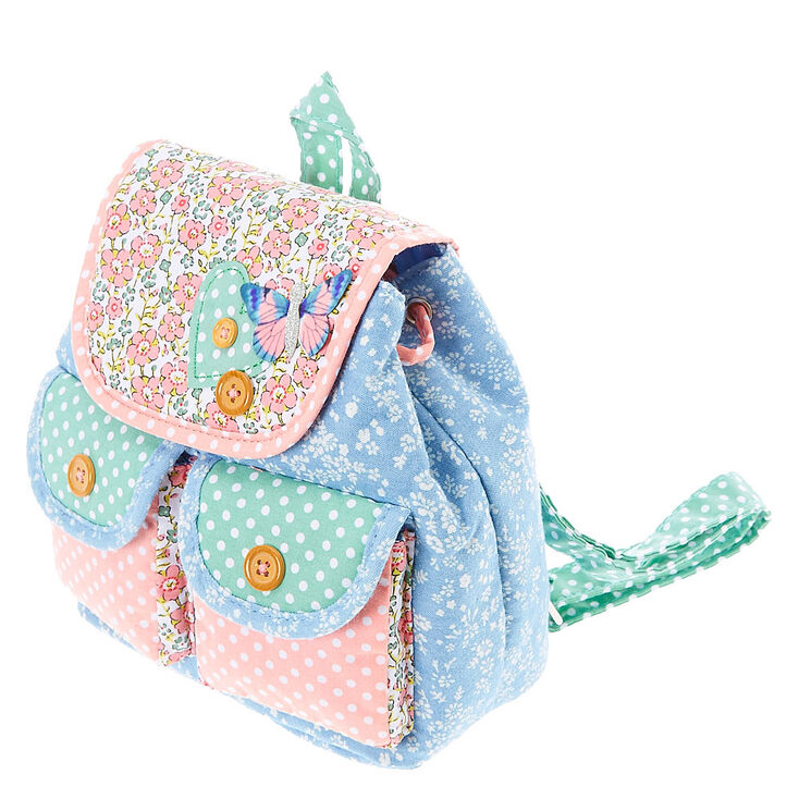 Mini sac &agrave; dos floral &agrave; pois pour enfants,