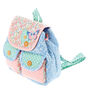 Claire&#39;s Club Pastel Floral Mini Backpack,
