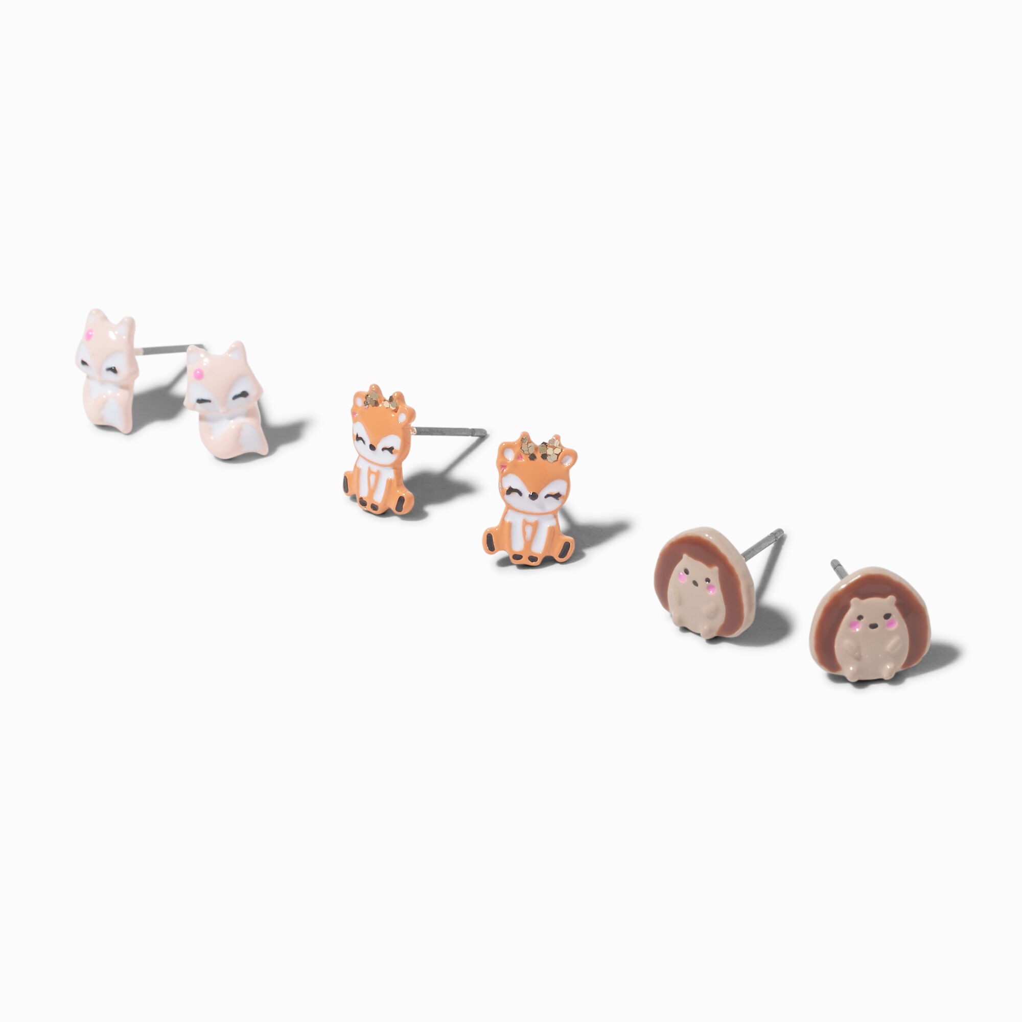 Hedgehog top earrings claire's