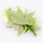 Muted Tropical Flowers Hair Comb,