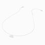 Silver-tone Cystal Zodiac Symbol Pendant Necklace - Cancer,