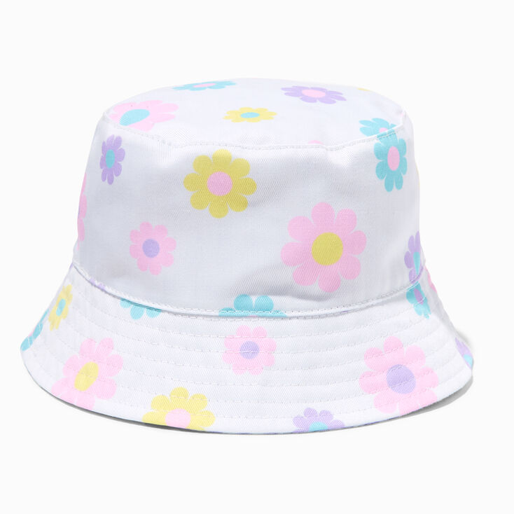 Claire's Club Rainbow Daisy Bucket Hat | Claire's US