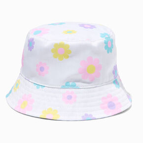 Claire&#39;s Club Rainbow Daisy Bucket Hat,