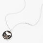 Silver Fries Before Guys Pendant Necklace - Black,