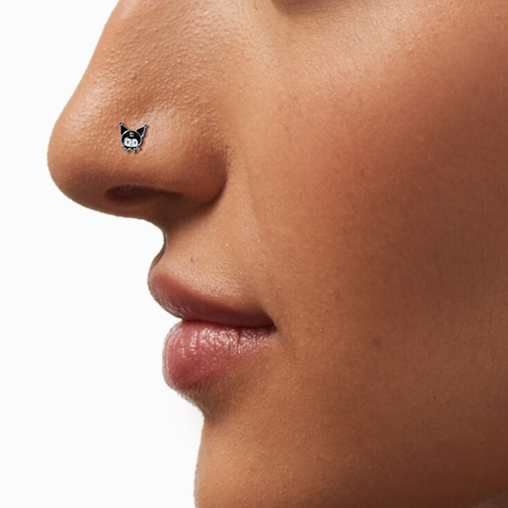 20G Kuromi&trade; Stainless Steel Enamel Nose Stud,