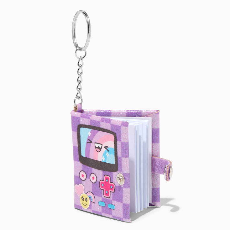 Gamer Girl Mini Diary Keychain,