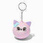 Pink Owl Stress Ball Keychain,