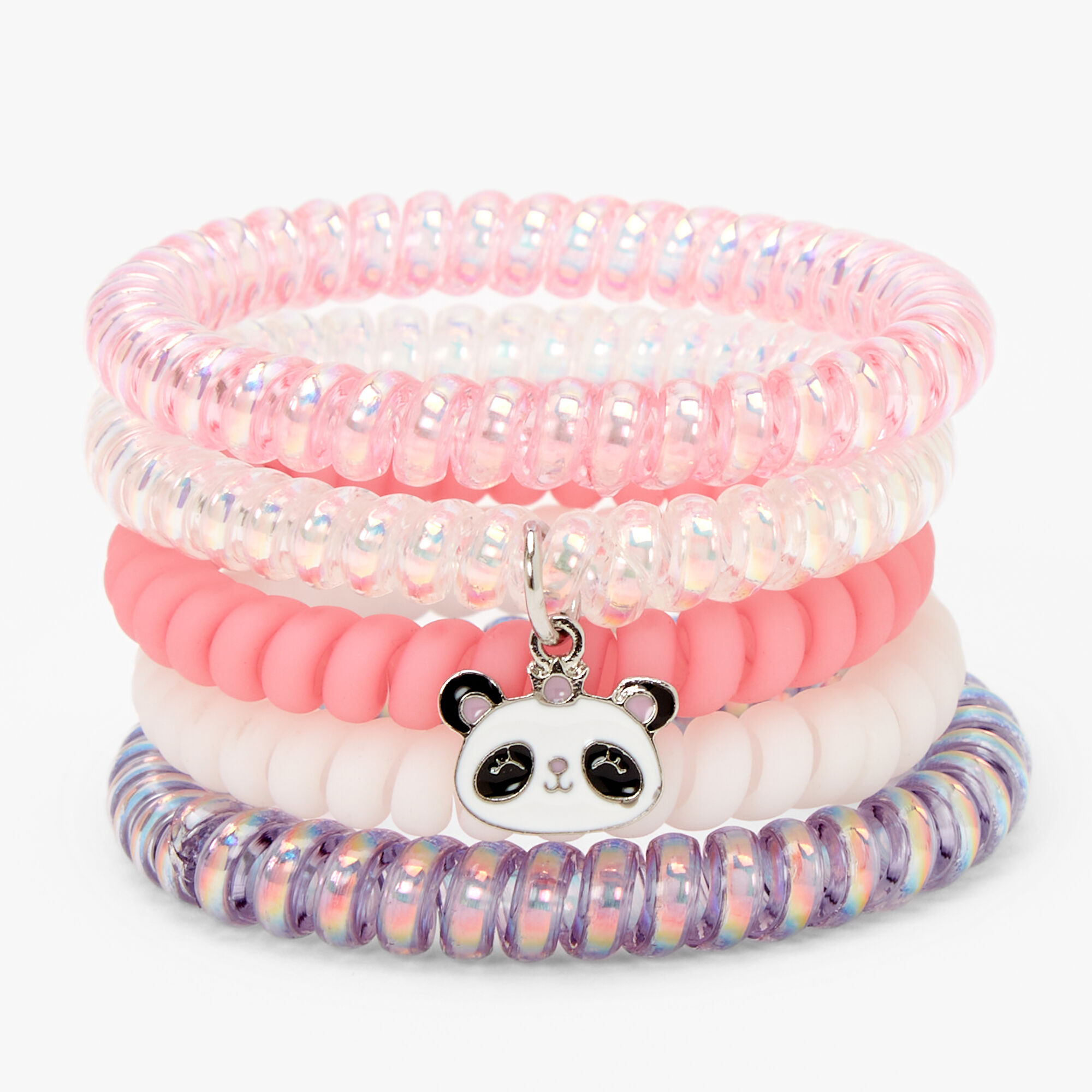 Claire's Club Woodland Critter Bead Stretch Bracelets - 3 Pack | Claire's