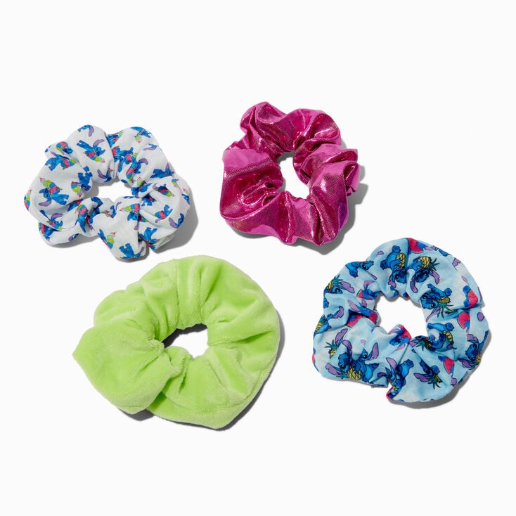 Disney Stitch Claire&#39;s Exclusive Foodie Hair Scrunchies - 4 Pack,