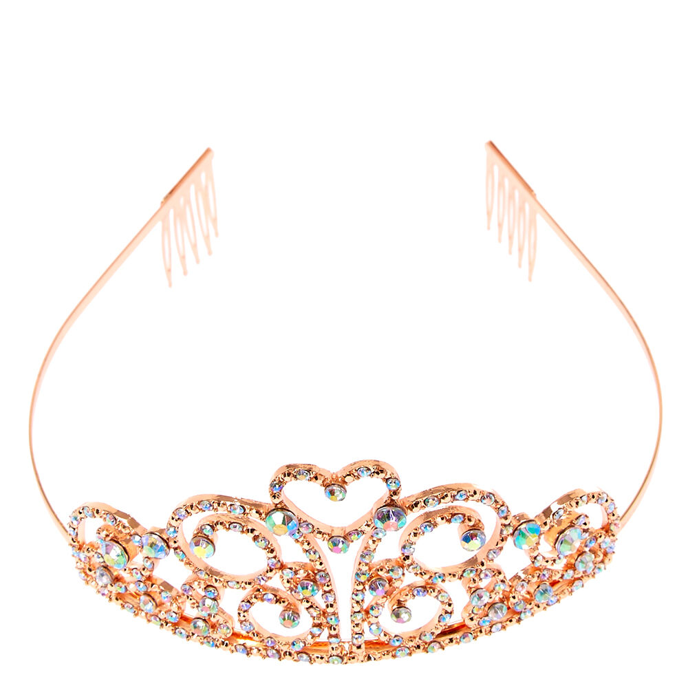 Kids Rose Gold Tone Tiara,