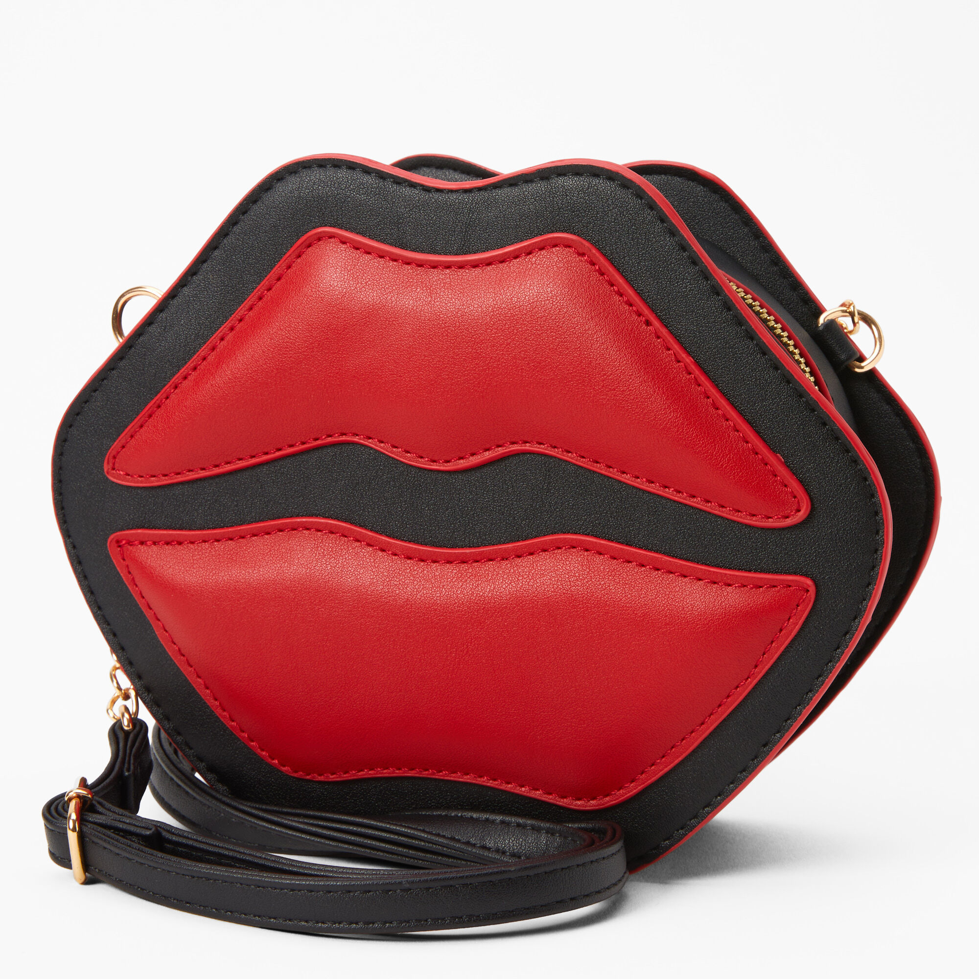 Claire's Sac à bandoulière lèvres rouges