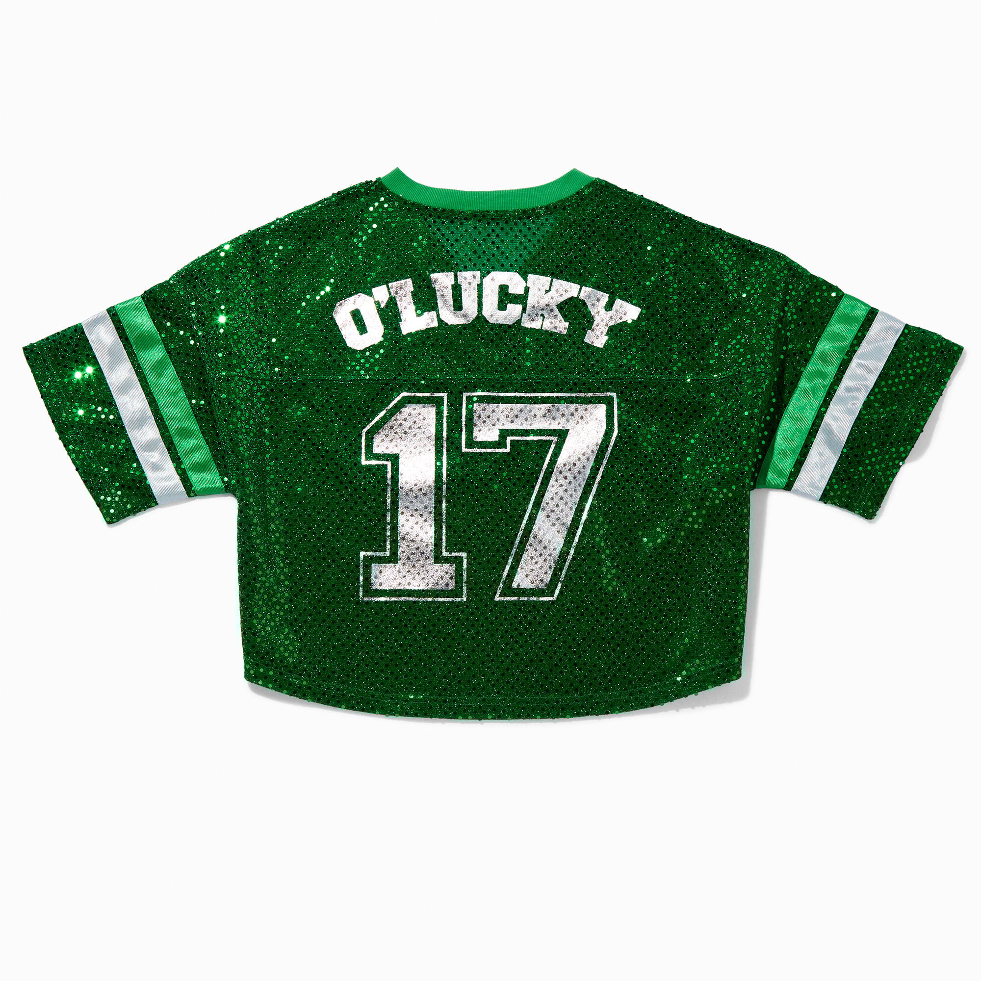 St. Patrick's Day "O'Lucky" Football-Style Jersey,