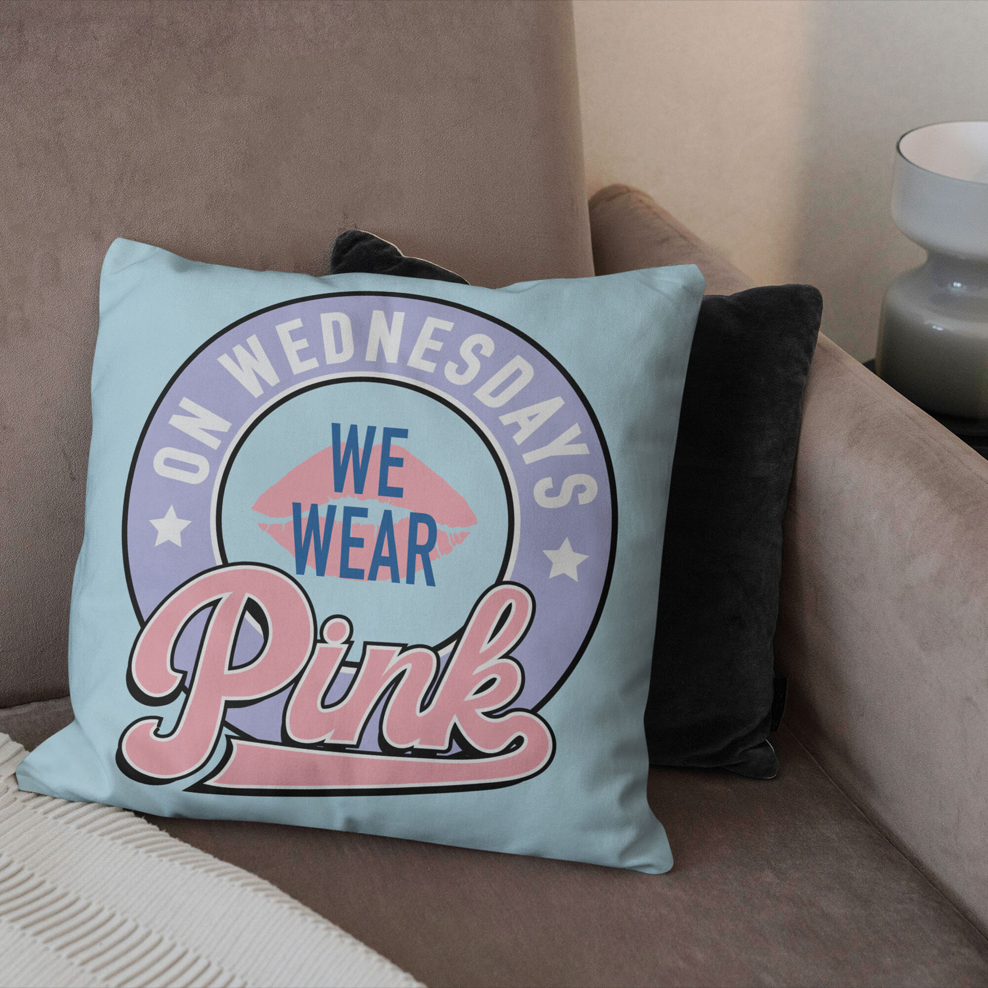 Mean Girls™ x Claire's Pink Throw Pillow,