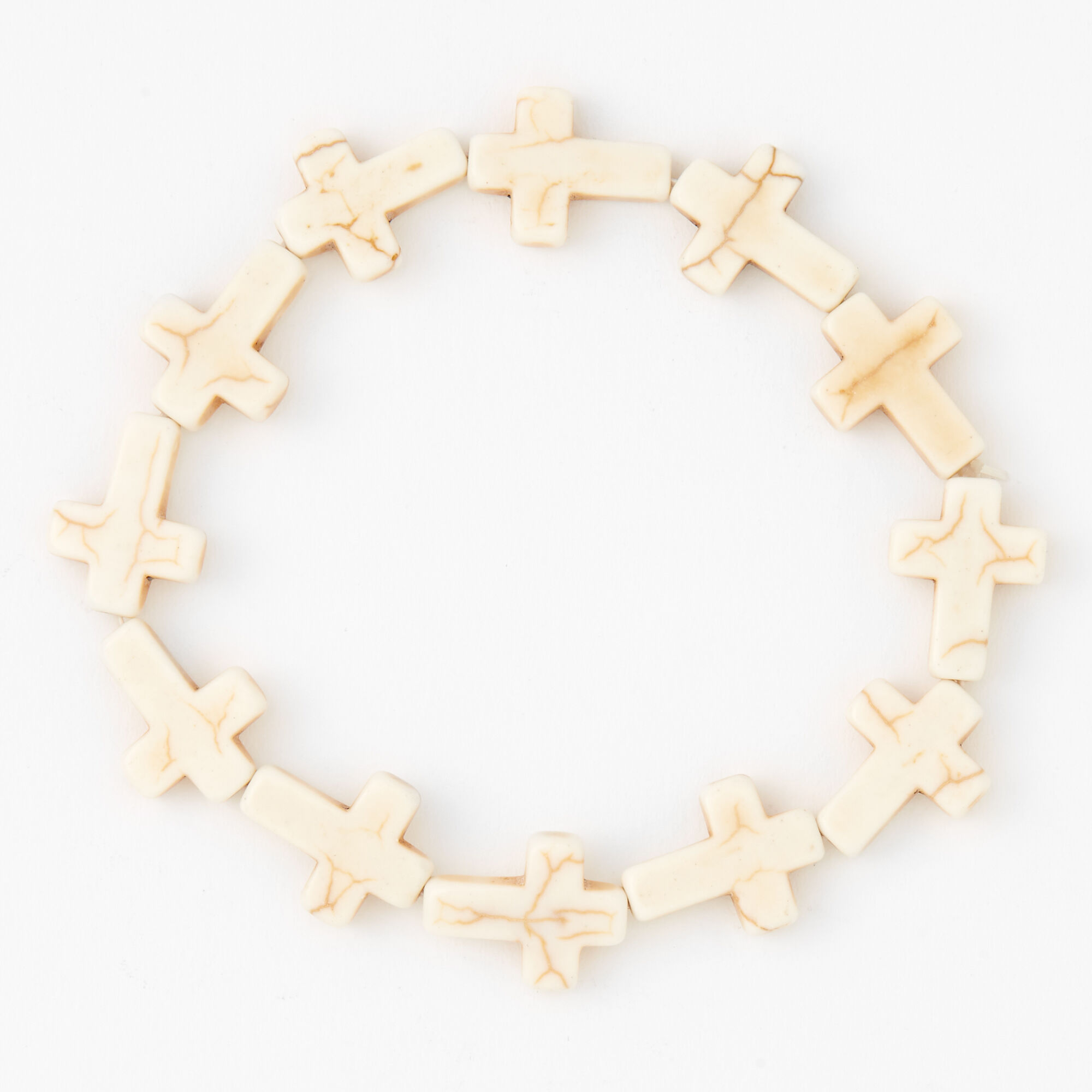Stretch sales cross bracelet