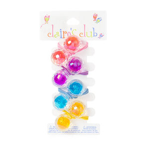 Claire&#39;s Club Bright Disco Ball Hair Ties - 4 Pack,