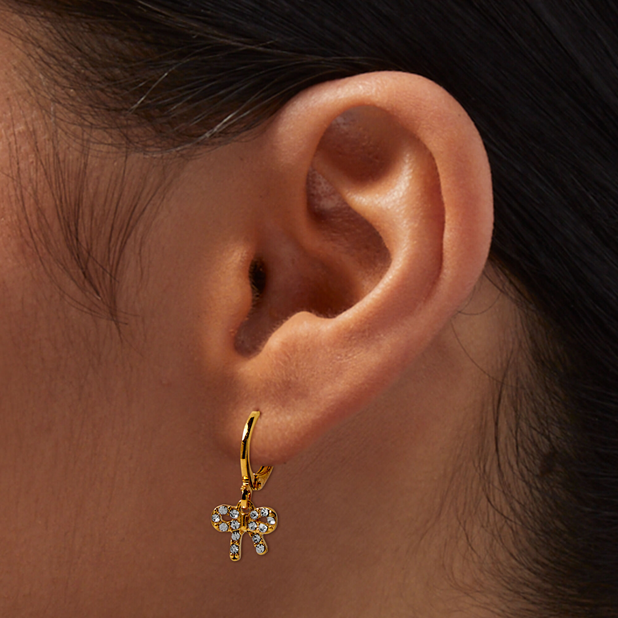 Claire's huggie earrings sale