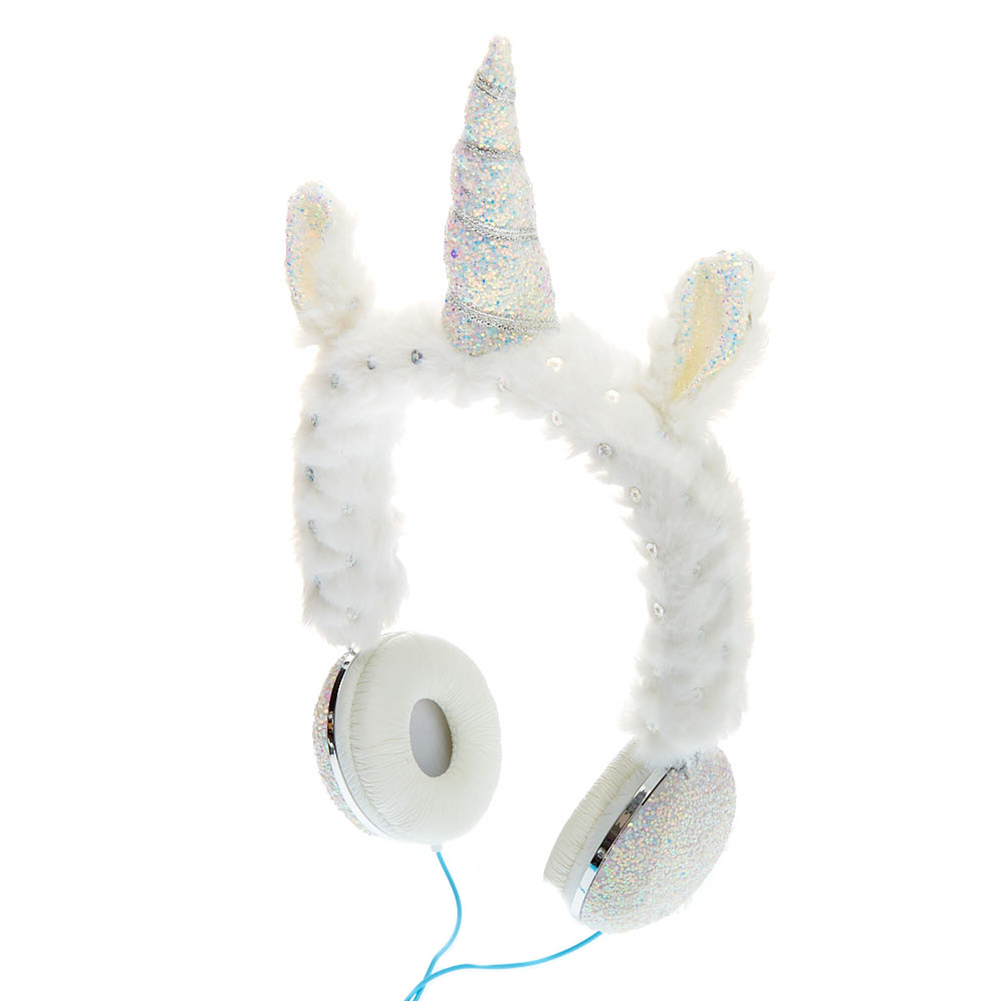 Glitter Unicorn Headphones White Claire S Us