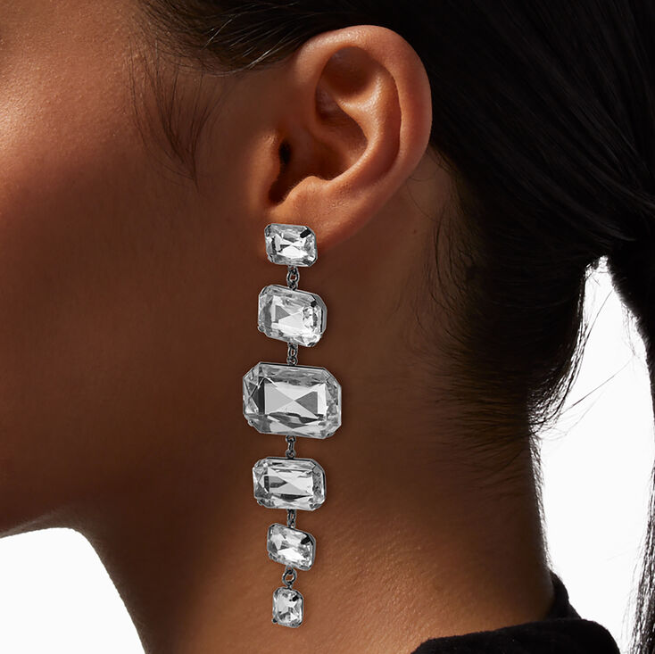 M&eacute;ga pendantes lin&eacute;aires avec strass,