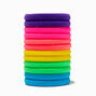 Claire&#39;s Club Neon Rolled Hair Ties - 12 Pack,
