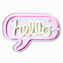 &quot;Hello&quot; LED Neon Wall Light,