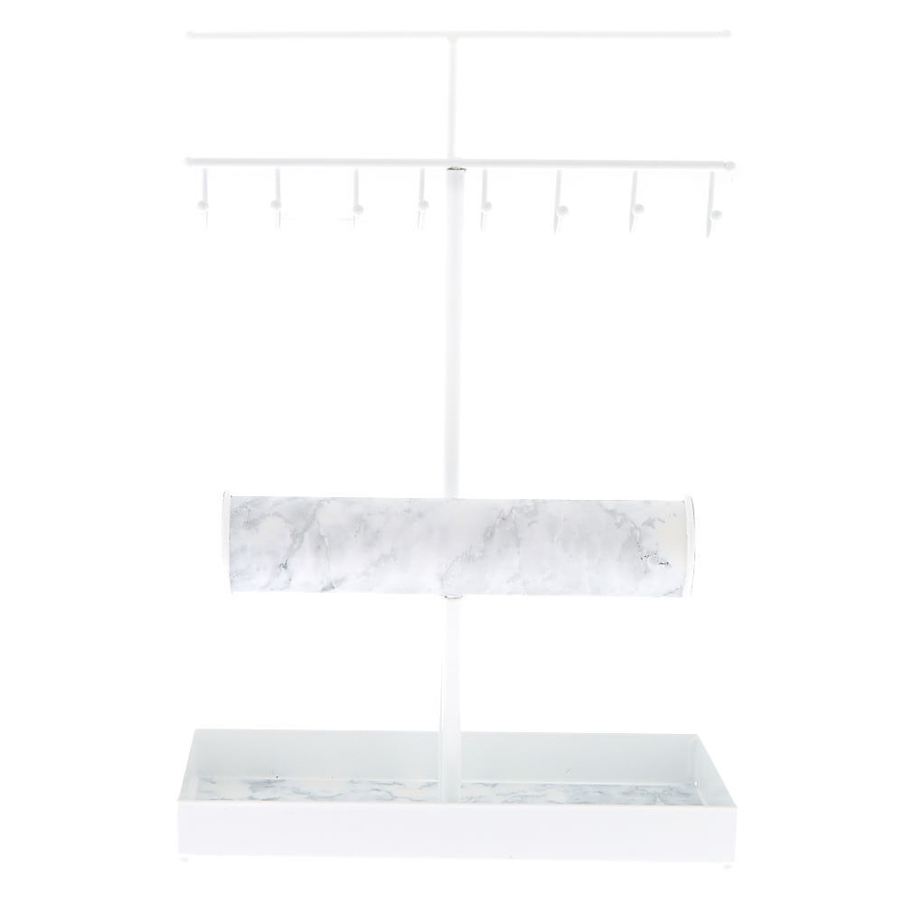White Faux Leather Single Bracelet Jewelry Display Holder Ramp Stand - Etsy