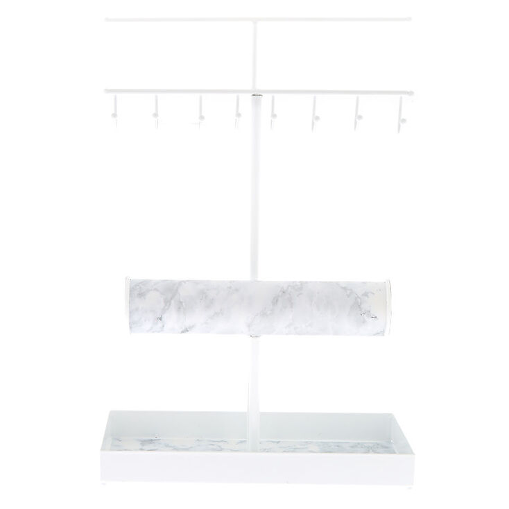 Marble Jewelry Holder - White,