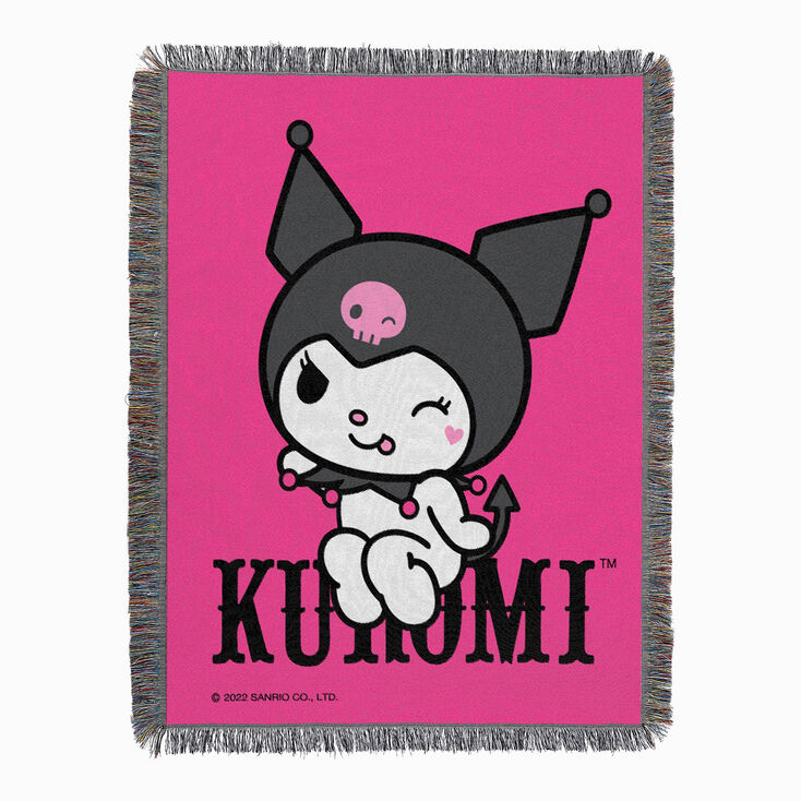 Kuromi&trade; &amp; So Sassy Woven Tapestry Throw Blanket &#40;ds&#41;,