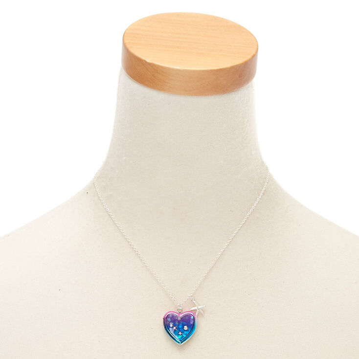 Under The Sea Locket Pendant Necklace,