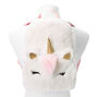 Claire&#39;s Club Furry Unicorn Small Backpack - White,
